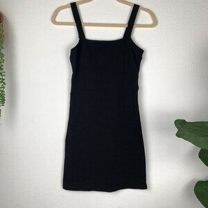 Brandy Melville OS S Women's Little Black Strappy Mini Dress